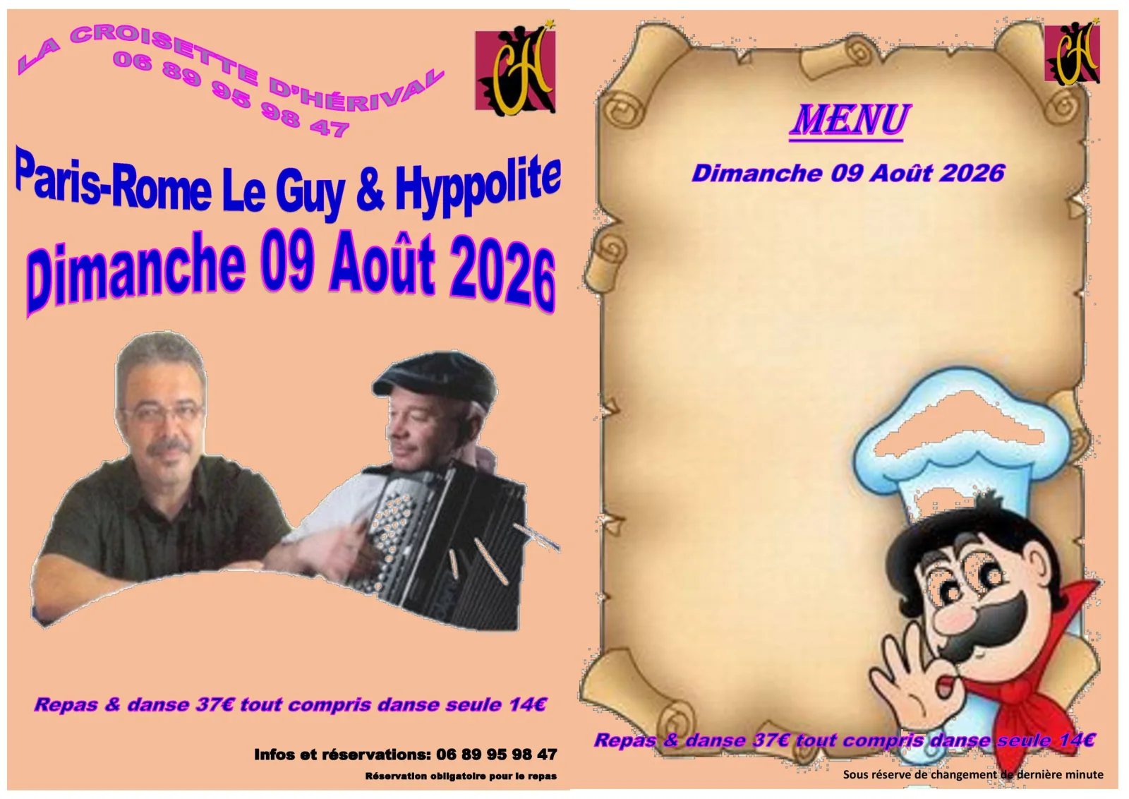 Paris-Rome — Le Guy & Hyppolite